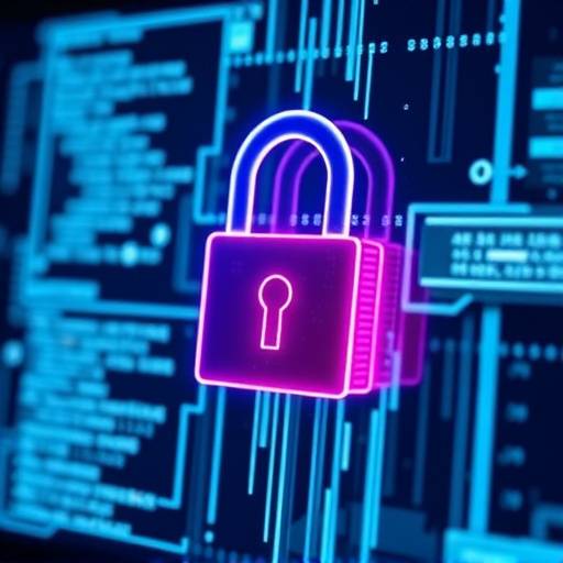 Image symbolisant la protection des données avec un cadenas et un écran.